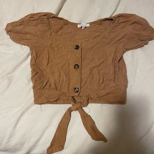 Girls Gianni Bini tie front top